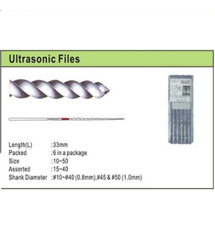 Mani Ultrasonic Files 33mm No-20